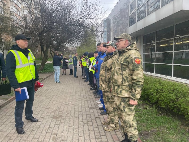 Плановые учения по гражданской обороне.